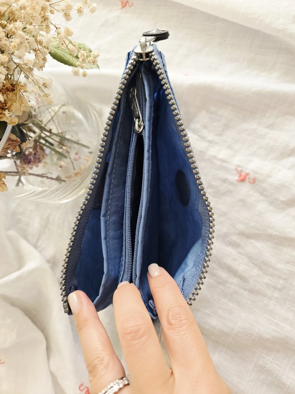 Kipling blue nylon